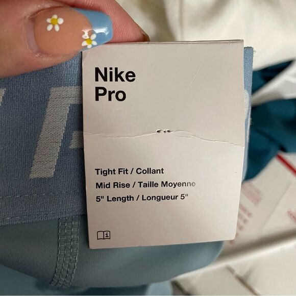 NWT Nike Pro Dri-Fit Elastic Athletic Shorts - Picture 4 of 5